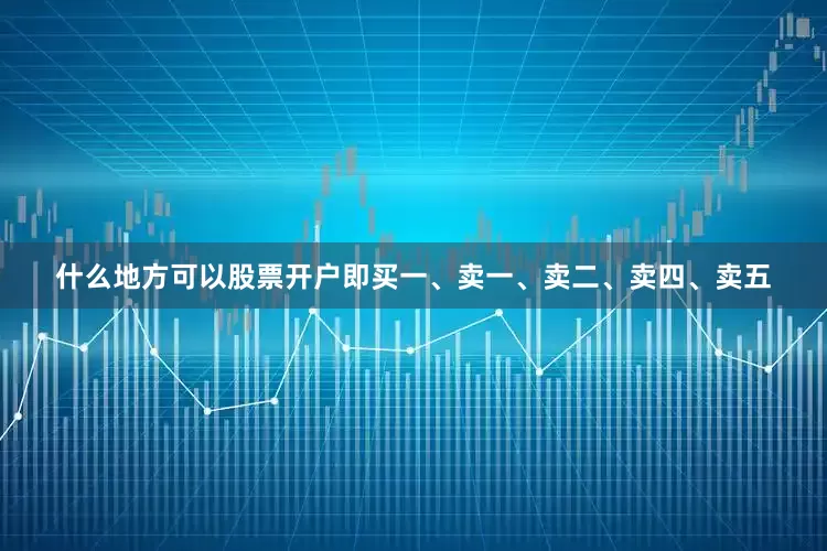 什么地方可以股票开户即买一、卖一、卖二、卖四、卖五